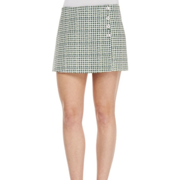 Tory Burch Marlene Faux Wrap Mini Skirt Size 0 - Picture 1 of 5